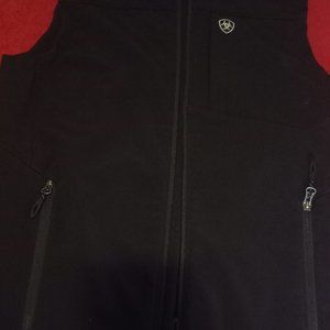 Men's vest ,black color.